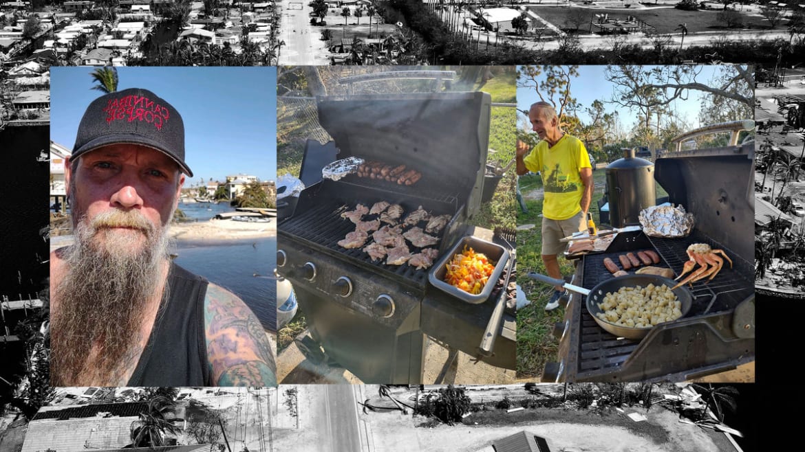 One Florida Island Was Left to Fend for Itself in Hurricane Ian. So This Chef Got Cooking.