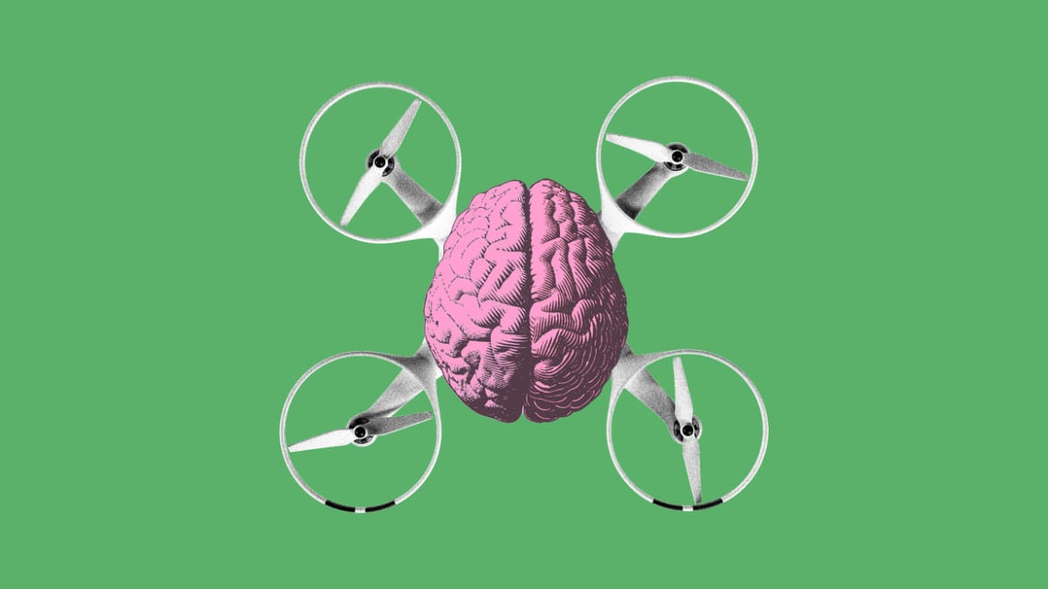 You Can Control These Flying Racing Drones With Your Brain
