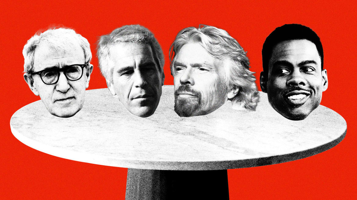 Epstein Emailed About Dinners With Woody Allen, Chris Rock, and Richard Branson