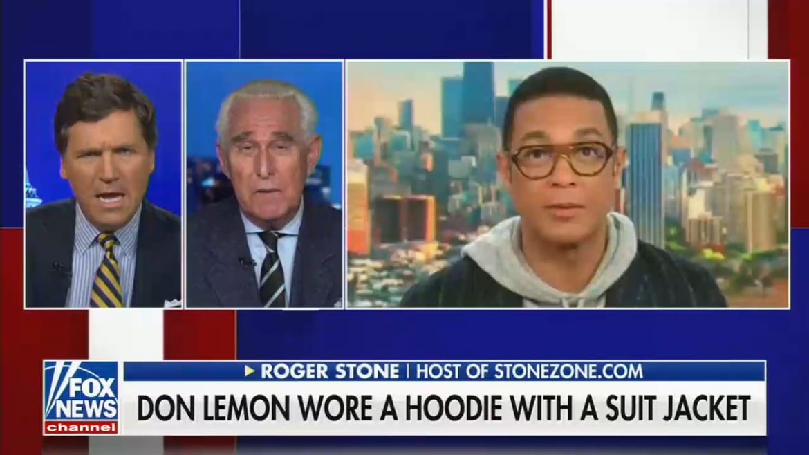 Tucker Carlson Goes Off the Deep End With Roger Stone ‘Fashion Police’ Segment