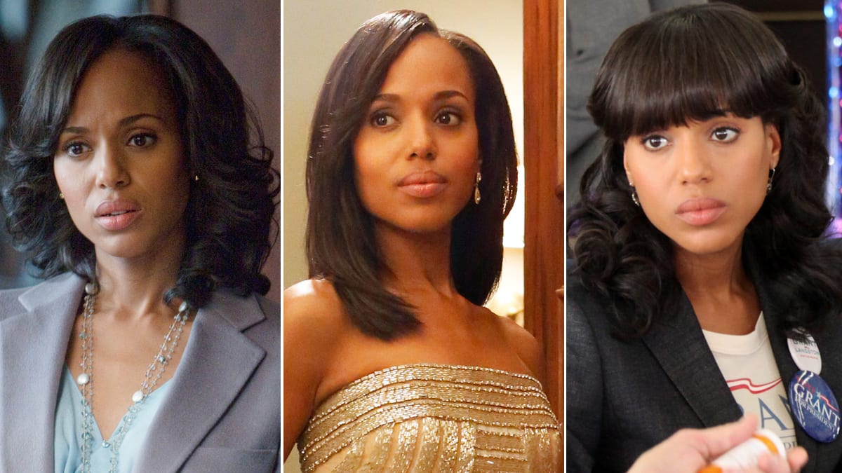 Kerry Washingtons Hair Evolution As Olivia Pope On Scandal