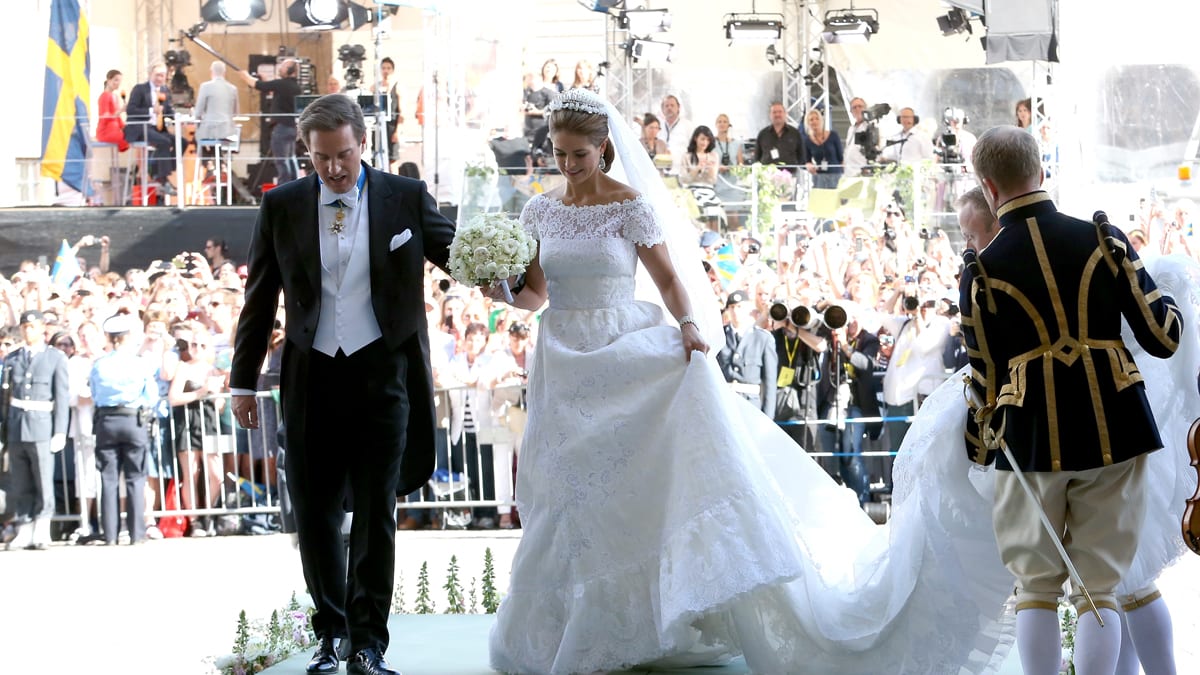 Swedish Princess Madeleine weds a New York banker