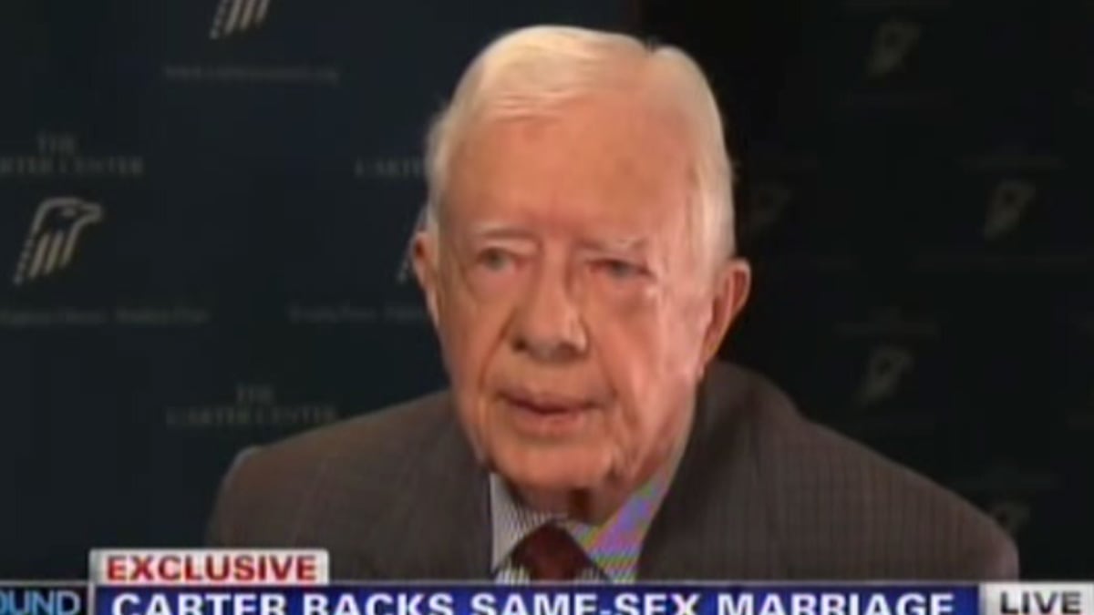 Jimmy Carter Wants Gay Marriage Everywhere 