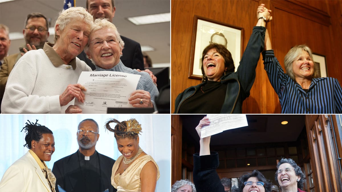 First Same-Sex Marriage Licenses Love Stories from Maine, Michigan and More