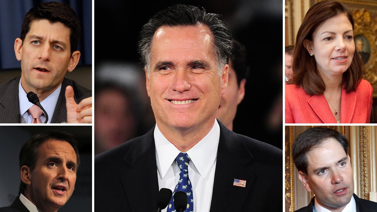 Top GOP Contenders for Mitt Romney’s Running Mate