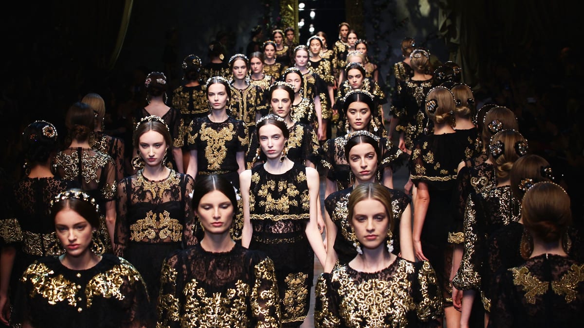 What's Gold and Leopard All Over? Donatella Versace's Opulent