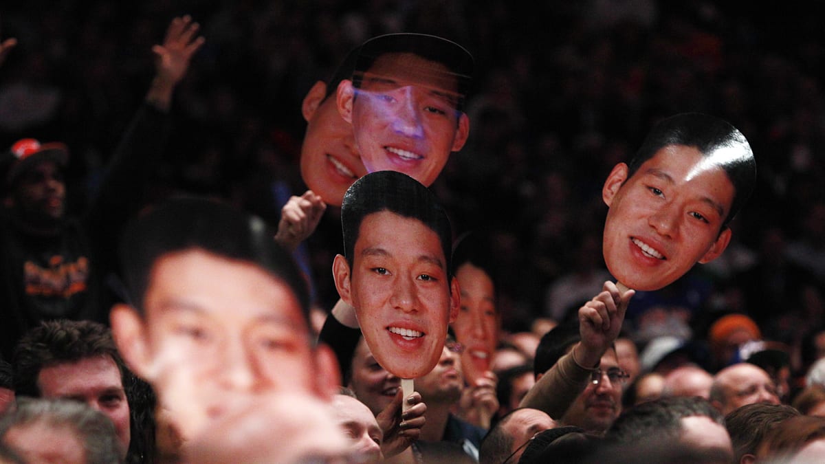 New york knicks jeremy lin 2012 hi-res stock photography and