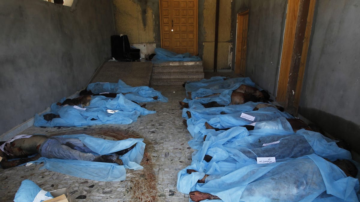 hospital bodies pile dead libyan libya