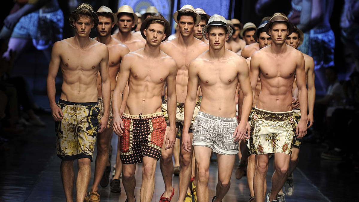 Milan Men's Fashion Week: Short Shorts at Spring 2012 Prada, Burberry,  Dolce & Gabbana Collections