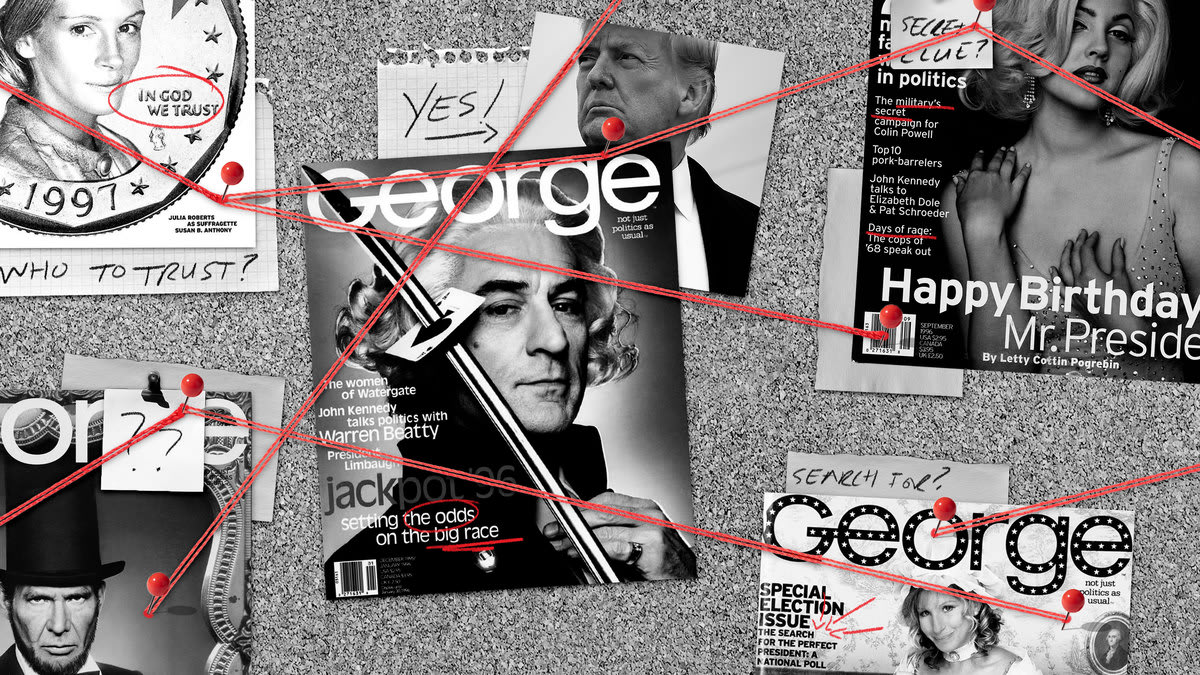 Le fan de QAnon, Gene Ho, ressuscite le magazine George de JFK Jr. avec une torsion de Trump