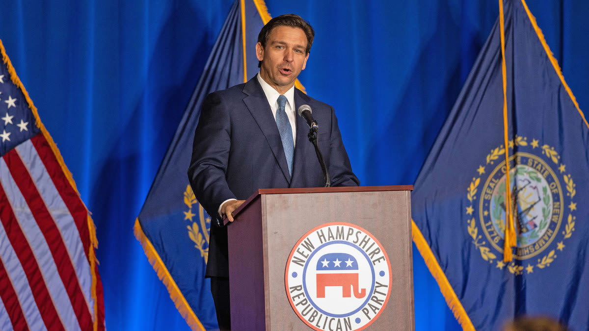 DeSantis’ New Hampshire GOP Event Hits a Snag
