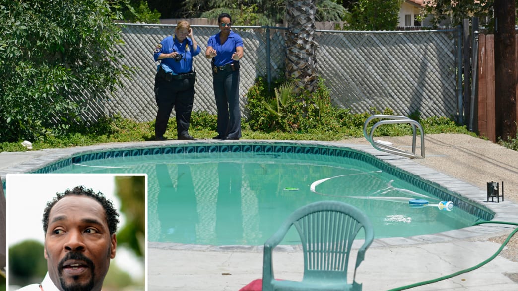 Police Rodney King Found Dead In His Pool 