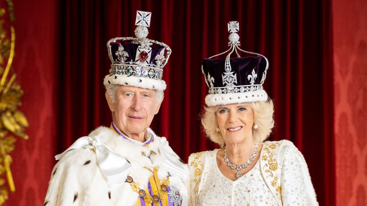 King Charles Releases Bling-tastic Official Coronation Portraits