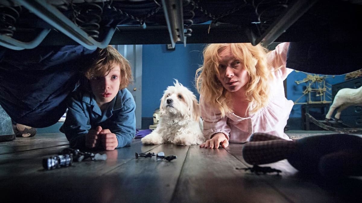 A photo still from The Babadook