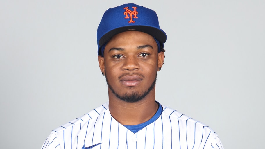 Khalil Lee in New York Mets uniform