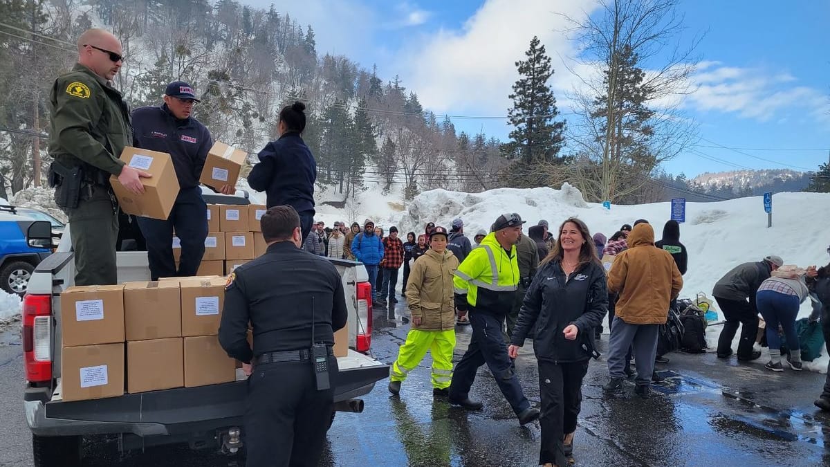San Bernadino County authorities mount rescue and resupply efforts