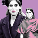 A photo illustration of Princess Beatrice and Princess Eugenie.