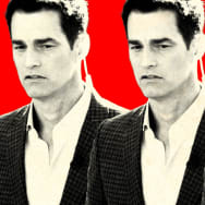 A photo illustration of Rob Marciano.
