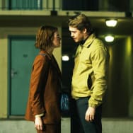 A photo including Emma Stone and Joe Alwyn in the film Kind of Kindness