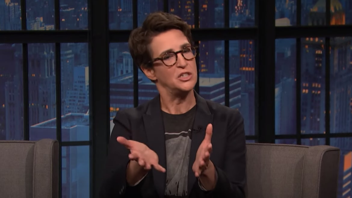 Rachel Maddow’s Advice for Anxious Biden Voters: ‘Panic and Chill’