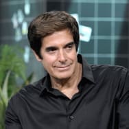 David Copperfield listens to a question during an HBO documentary.