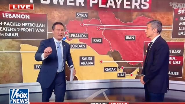 Brian Kilmeade discussing the Israel-Palestine conflict