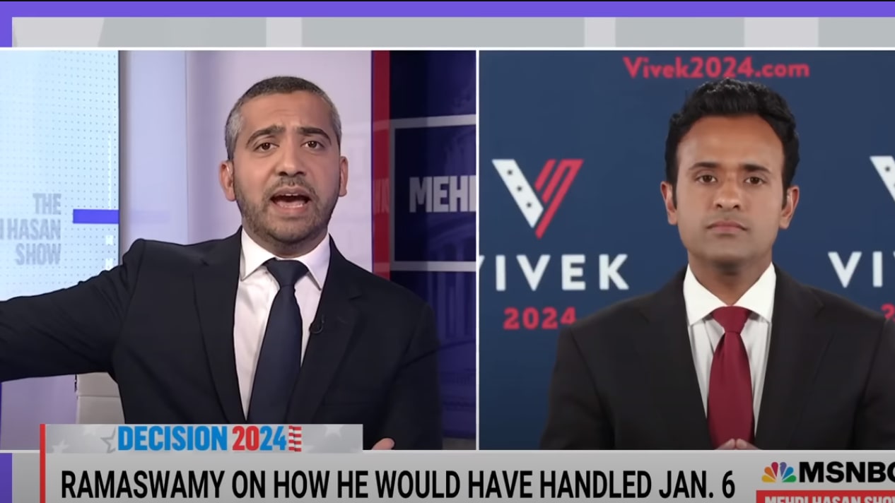 MSNBC Host’s ‘Masterclass’ Takedown of Vivek Draws Praise Even From Conservatives