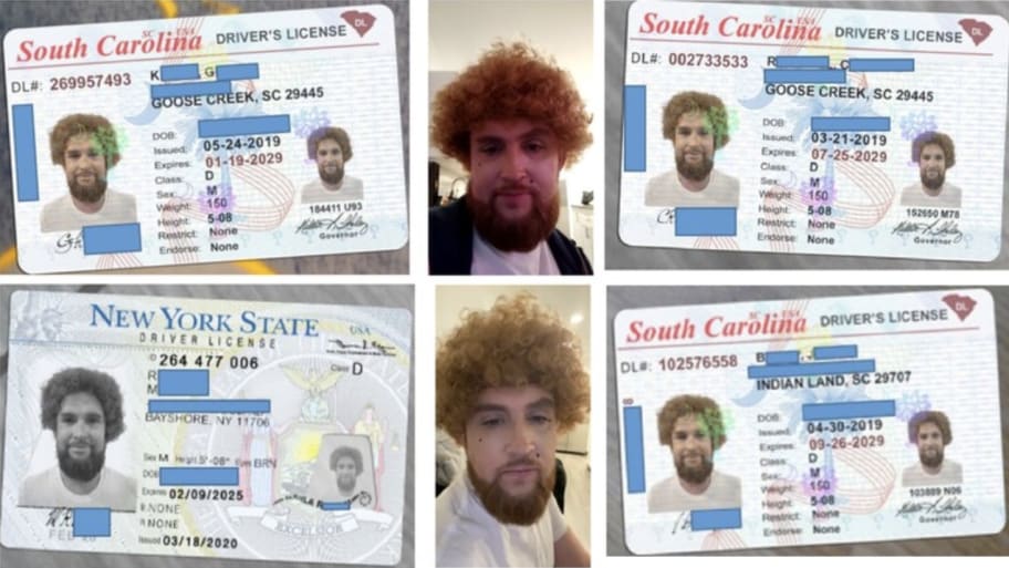 DOJ: Wig-Wearing New Jersey Man Scammed ID.me, Facial-Recognition Company Used by Federal Agencies, Out of 0K in Unemployment Benefits