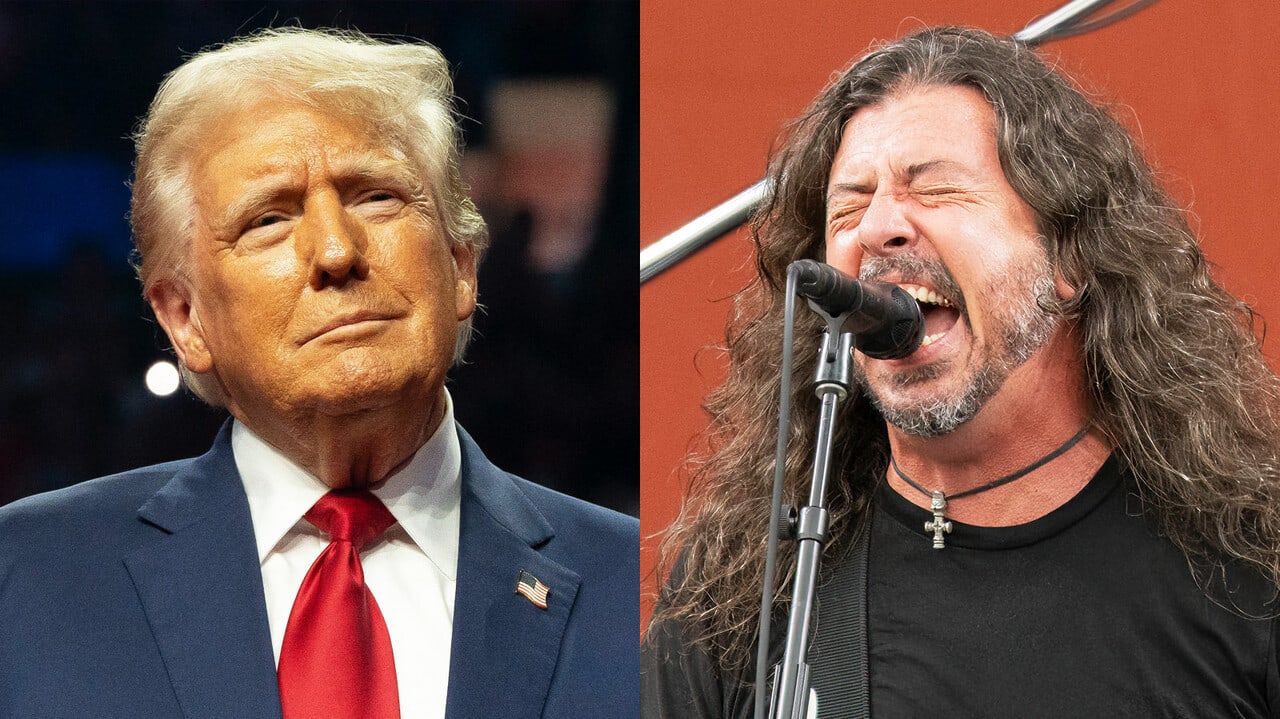 Donald Trump and Dave Grohl