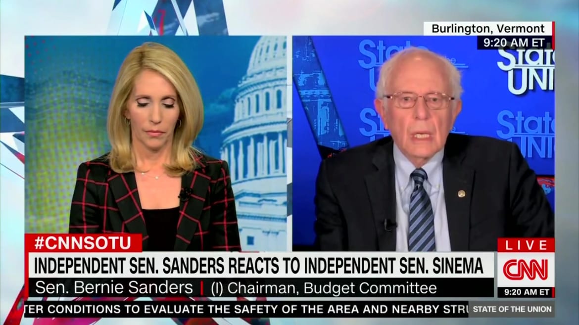 Sanders Hits Sinema as Political Saboteur as She Bails on Senate Dems