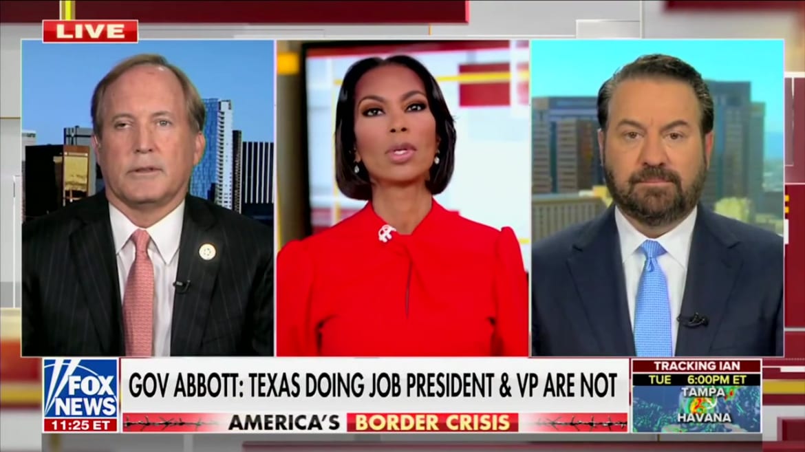 Fox News Anchor Doesn’t Ask Texas AG About Fleeing Home to Avoid Subpoena