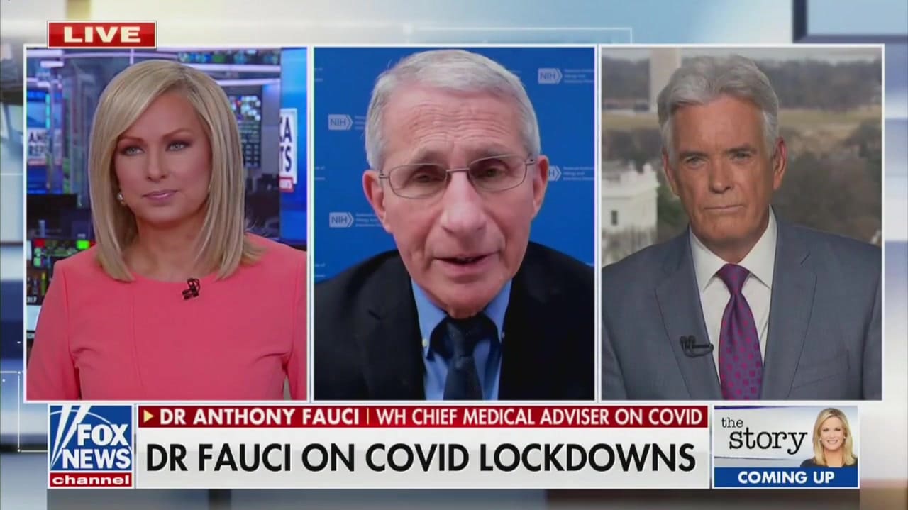Fauci rejects Fox Anchor’s claim that “Gate Posts Keep Moving” on Masks