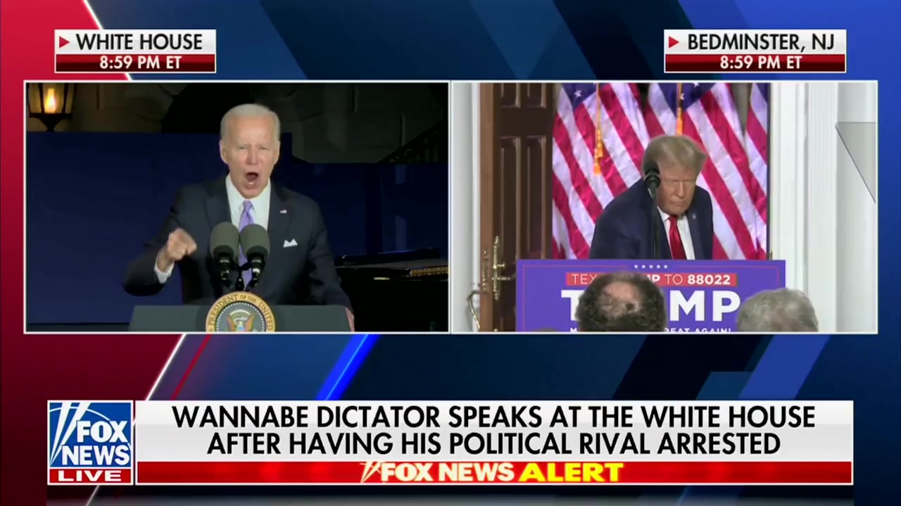 Fox News Calls Trump President, Biden Wannabe Dictator pic
