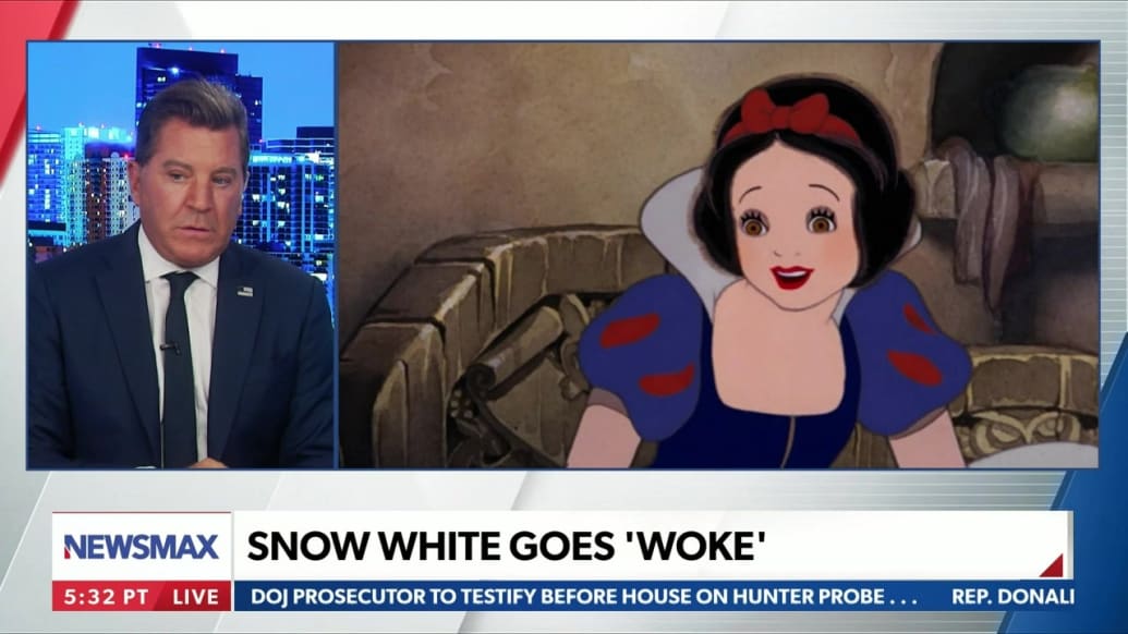 Newsmax host Eric Bolling rants about a live-action “Snow White” film daring feature a diverse cast.