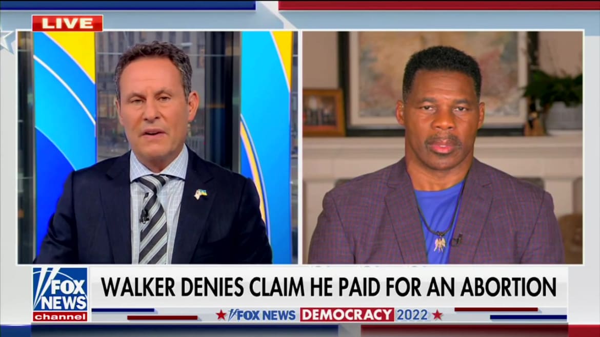 Herschel Walker Suggests to Fox News That His MAGA Son Is Part of ‘the Left’