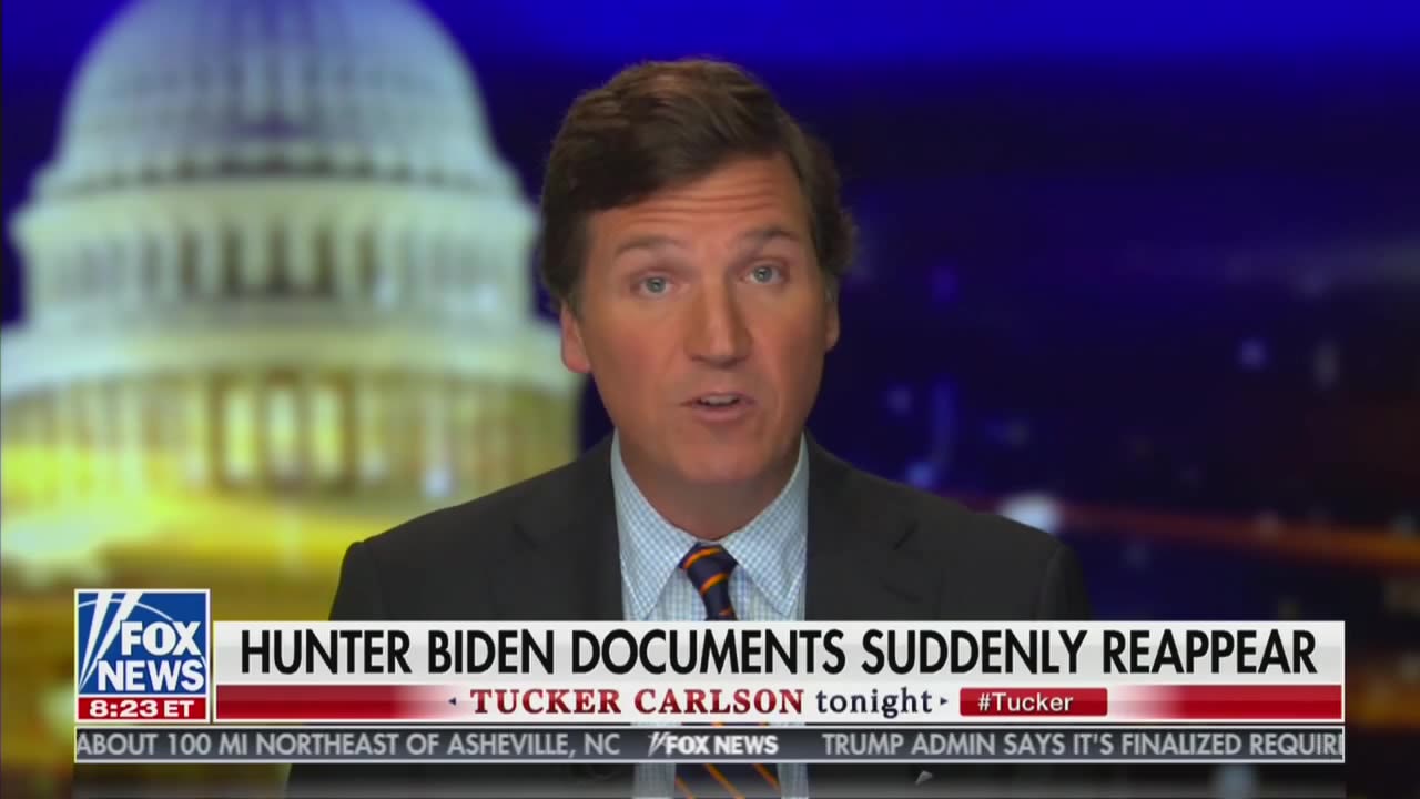 Tucker Carlson Suddenly Says It’s Time to Leave Hunter Biden Alone