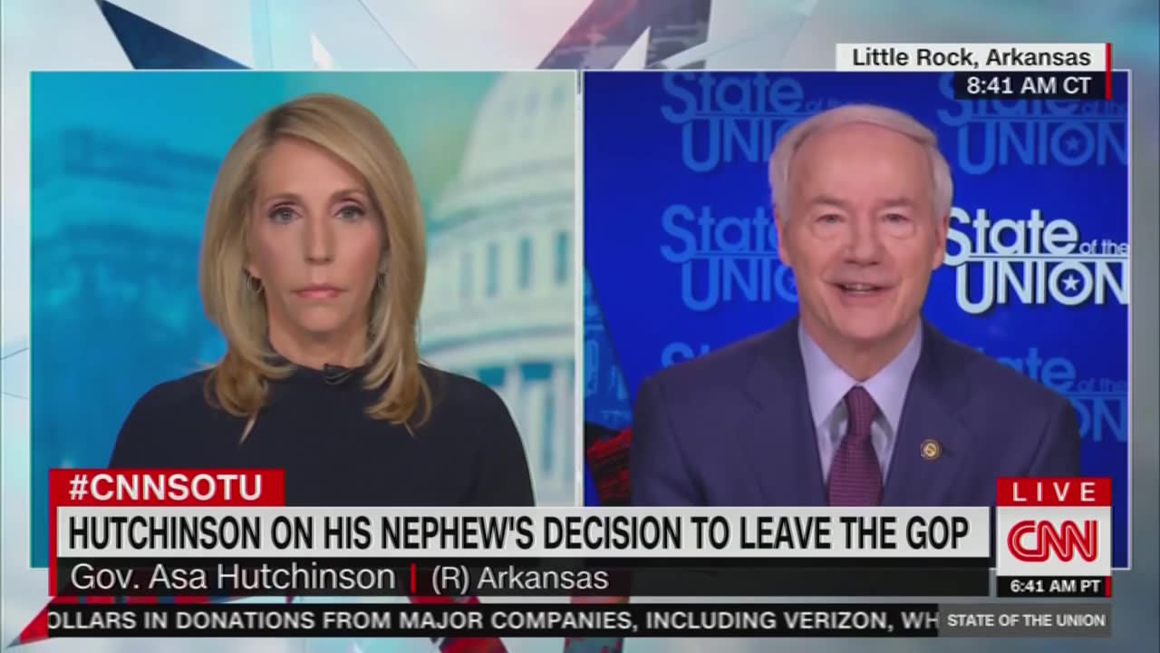 GOP Arkansas Governor Asa Hutchinson says he would ‘not support’ Trump Run in 2024