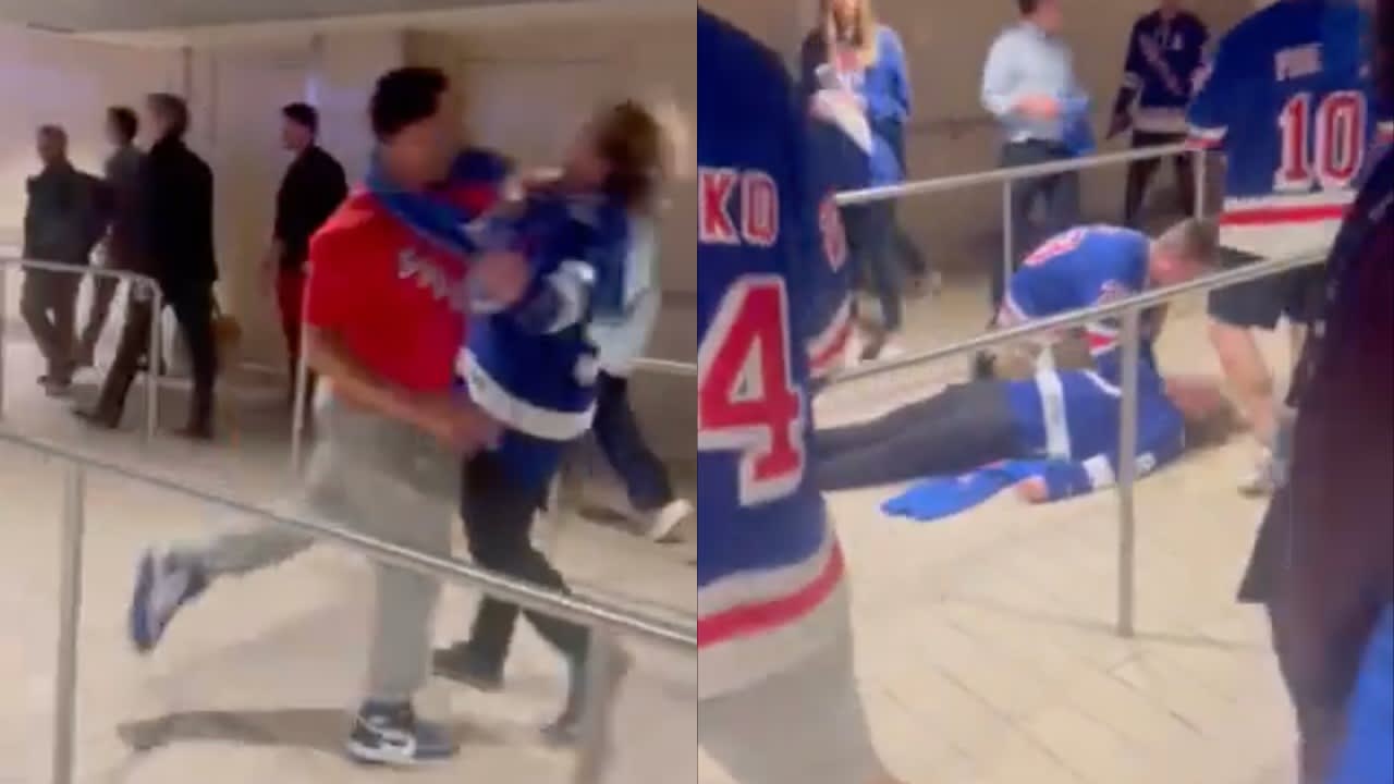 Rangers fan from Staten Island punches Lightning fan after MSG loss
