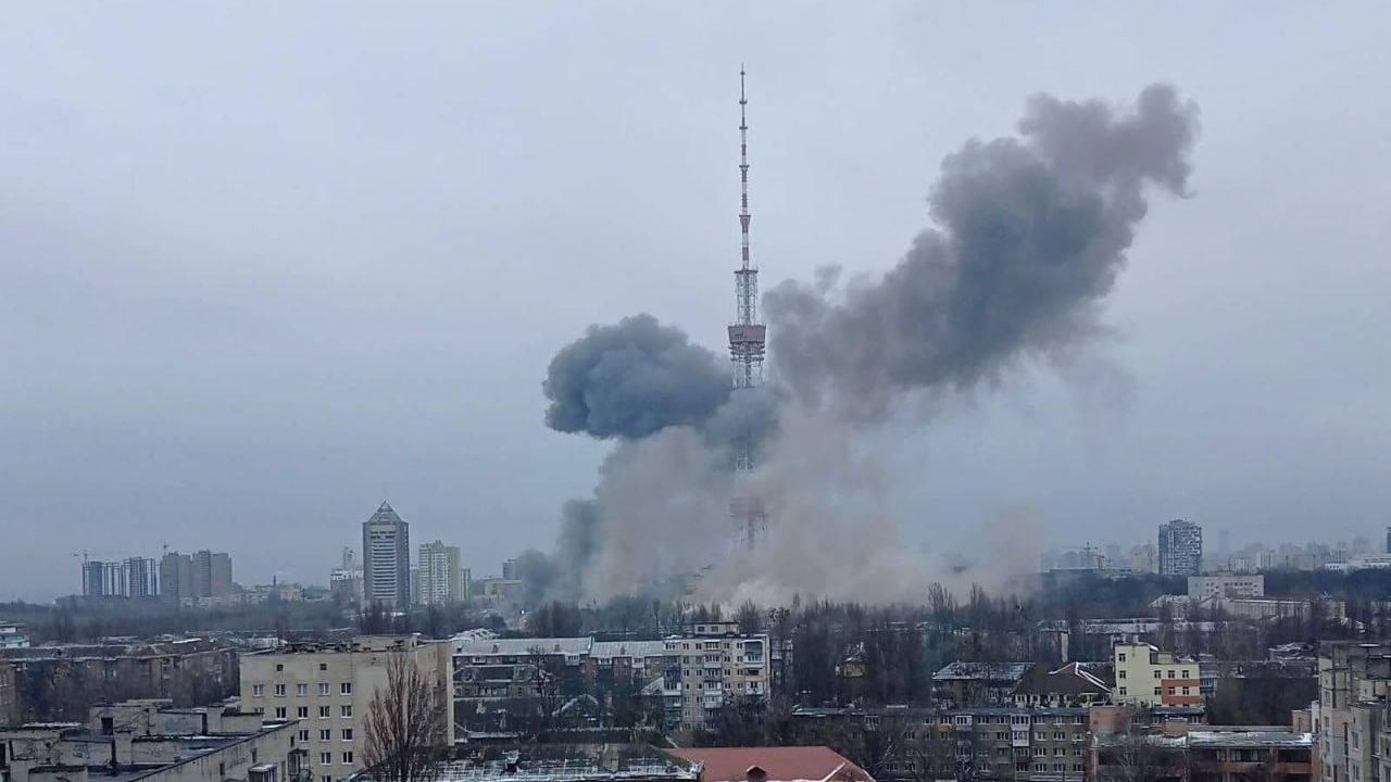 Ukraine Condemns Russia’s ‘Barbaric’ Attack on Kyiv TV Tower Near Babyn Yar Holocaust Memorial Site That Killed Five People