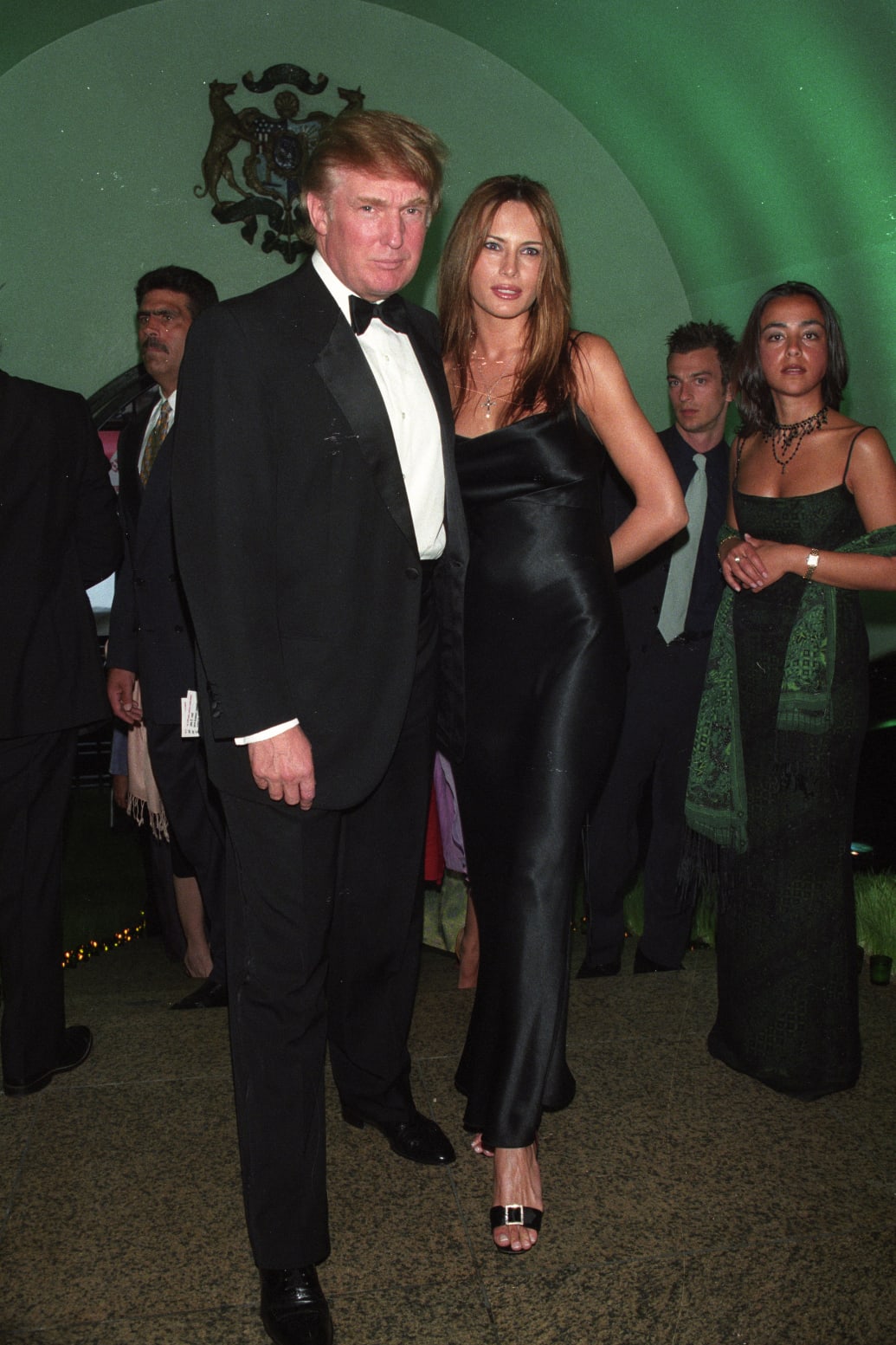 Melania and Donald Trump attend the CFDA American Fashion Awards ceremony in 1999