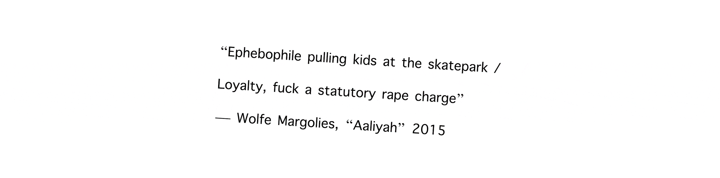 They Believe Wolfe Margolies aka Drrty Pharms Confessed to Rapes in His Rap Lyrics