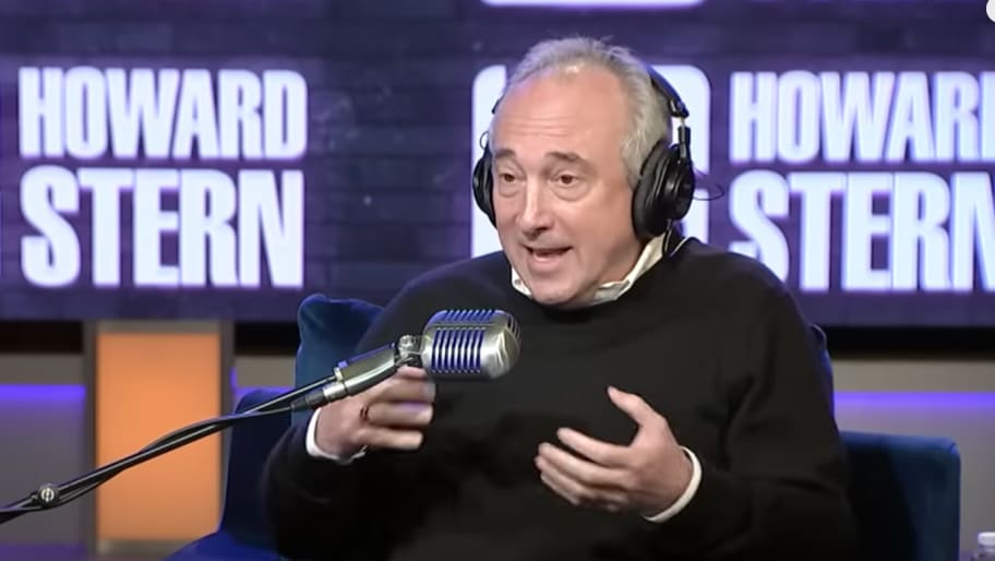 A screenshot of Dr. David Agus' appearance on the Howard Stern Show