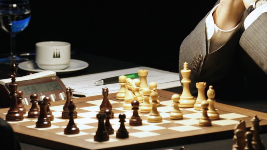 A chess match.