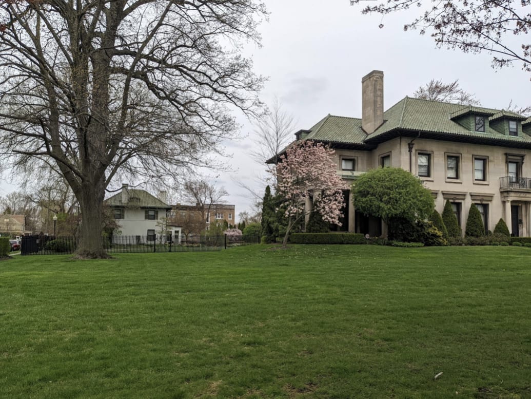 The mansion where Devon Hoover lived and was killed inside.