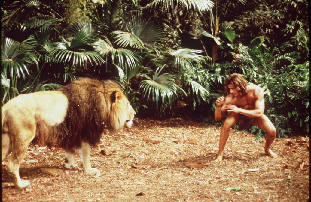 Image: Brendan Fraser in 'George of the Jungle'