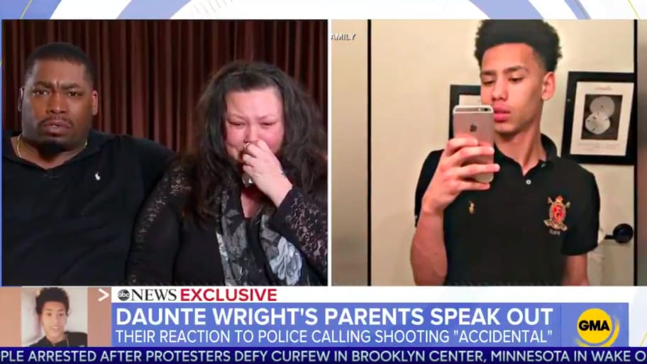 WATCH: Daunte Wright’s Parents Speak Publicly For First Time Since Fatal Police Shooting; Father Says, ‘I Can’t Accept Veteran Cop’s Taser Mistake Explanation’