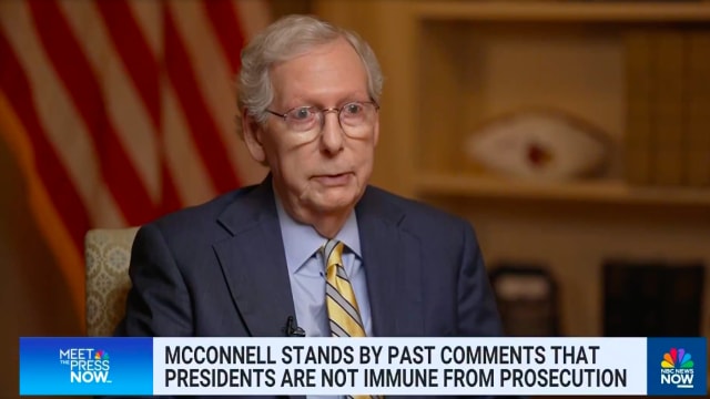Mitch McConnell appears on “Meet the Press.”