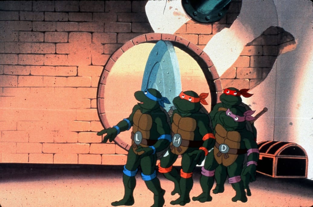 A still from the 1987 ‘Teenage Mutant Ninja Turtles’ show