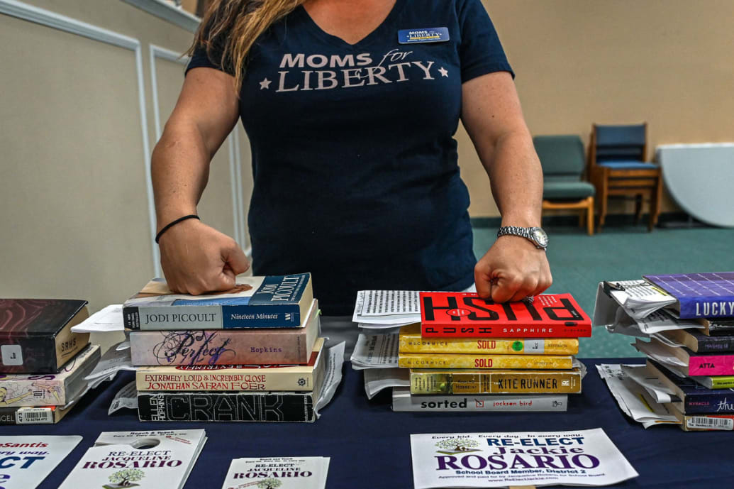 Moms for Liberty—founded in 2021 and generously funded by allies on the right—has emerged on the frontlines of efforts to ban school books relating to race, gender, and LGBT rights.