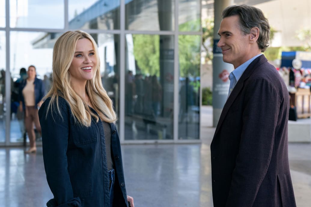 Photo still of Reese Witherspoon and Billy Crudup in 'The Morning Show'